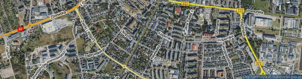 Zdjęcie satelitarne Blocka Józefa, ks. ul.